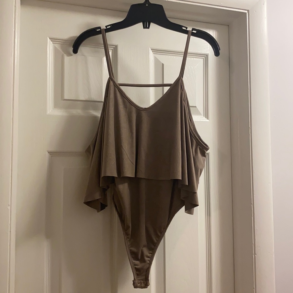 Windsor Store Suede Bodysuit